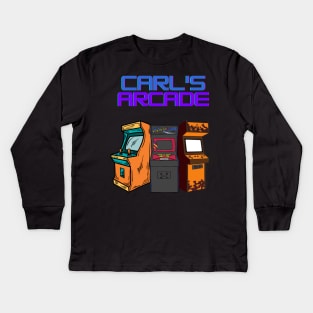 Carl's Arcade Kids Long Sleeve T-Shirt